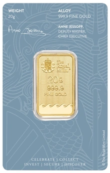 Lingote de Oro de 20 g Britannia