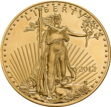 Moneda American Eagle de Oro de 1 oz 2012