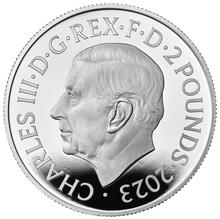 Moneda Mitos y Leyendas Rey Arturo de Plata de 1 oz 2023