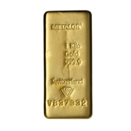 Lingote de Oro de 1 kg Metalor