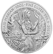 Moneda de 10oz de Plata Maid Marian 2023 - Mitos y Leyendas