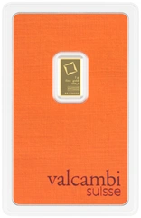 Lingote de Oro de 1 g Valcambi