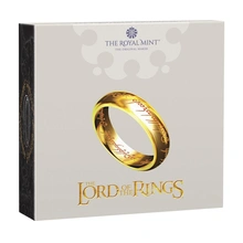 2026 50p Ojo de Sauron - 25 aniversario de El Señor de los Anillos Moneda de Oro Proof en Caja
