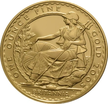 Juego de 4 Britannias Proof 2005 (en Caja Original)