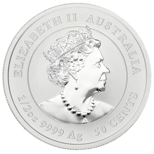 Moneda Perth Mint Calendario Lunar de Plata de 1/2 oz 2021 Año del Buey