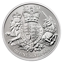 Moneda Escudo de Armas Real de Plata de 1 oz 2020