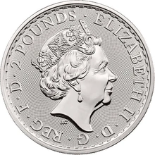 Moneda Britannia de Plata de 1 oz 2019