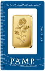 Lingote de Oro de 1 oz PAMP Rosa