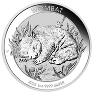 Moneda Wombat Australiano de Plata de 1 oz 2023