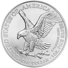 Moneda American Eagle de Plata de 1 oz 2024