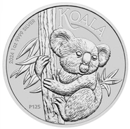 Moneda 1 oz Plata Koala Australiano 2024