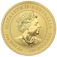 Moneda Perth Mint Calendario Lunar de Oro de 1 oz 2020 Año del Ratón