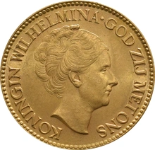 Moneda 10 Florines Neerlandeses de Oro (de Nuestra Elección)