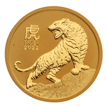 Moneda Oro 1/2 oz Perth Mint 2022 Año del Tigre