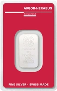 Lingote de Plata de 10 g Argor-Heraeus