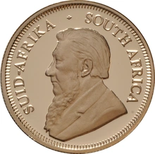 Moneda Krugerrand de Oro de 1/4 oz Proof 2015 en Caja Original