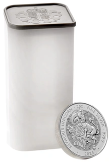 Moneda Bestias Tudor de Plata de 2 oz Unicornio de Seymour 2024