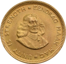 Moneda de 1R 1 Rand Sudáfrica