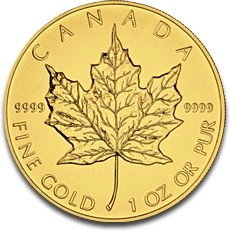 2012 Canadian Maple Leaf Gold Coin 1oz