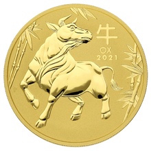 Perth Mint 2oz de Oro - 2021 Año del Buey