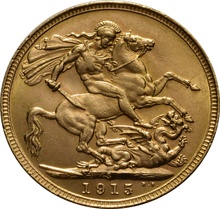 Soberano de Oro 1915 - Jorge V (S)
