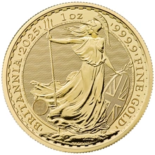 Moneda Britannia de Oro de 1 oz 2025