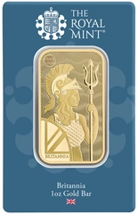 Lingote de Oro de 1 oz Britannia