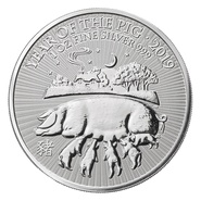 Royal Mint 1oz de Plata - 2019 Año del Cerdo