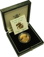 Moneda Soberano Doble de Oro Proof 1992 en Caja Original