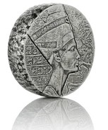 Moneda de Plata de 5 onzas de la reina Nefertiti 2017