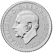 Moneda Britannia de Plata de Cuarto de Onza 2026