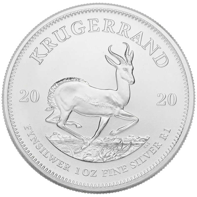 Moneda Krugerrand de 1 oz de Plata 2020