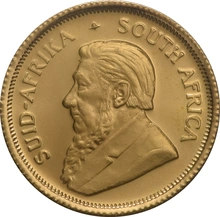Moneda Krugerrand de 1/10 oz de Oro 1980