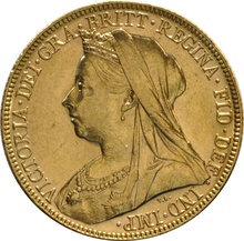 Soberano de Oro - Victoria Velada 1898 (M)
