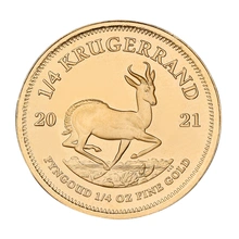 Moneda Krugerrand de 1/4 oz de Oro 2021