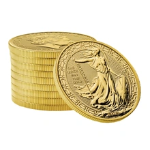 Moneda Britannia de Oro de 1 oz 2020 Borde Oriental