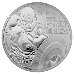 Moneda Capitán América 1 oz de Plata 2019