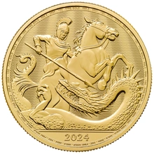 San Jorge y el Dragón Moneda de Oro 1 oz 2024