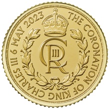 Moneda de oro de 10th onzas de la Coronación de 2023