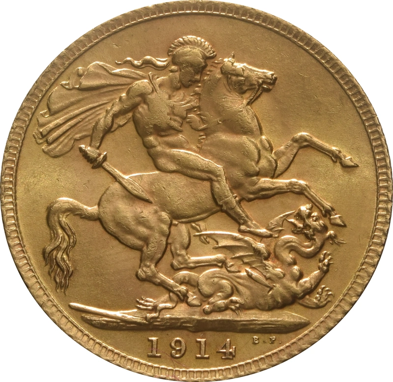 1914 Gold Sovereign Coin George V