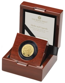 Moneda Mitos y Leyendas Morgana Proof de Oro de 1/4 oz 2024