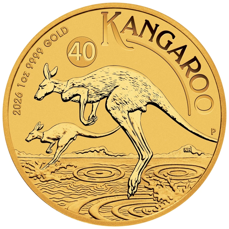 Moneda Canguro Australiano de Oro de 1 oz 2026