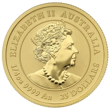 Perth Mint 1/4 oz de Oro - 2020 Año del Ratón