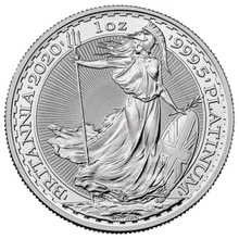 Moneda Britannia de Oro de 1 oz 2020
