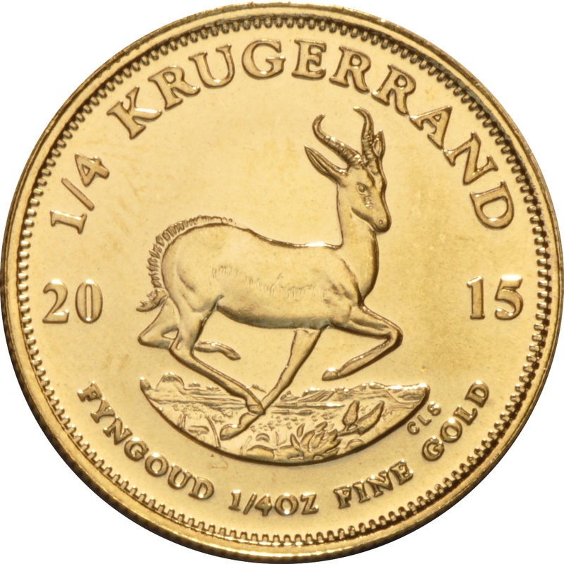 Krugerrand de 1/4oz de Oro 2015
