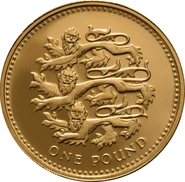 Moneda 1 Libra Esterlina de Oro Proof 2002 - 2016