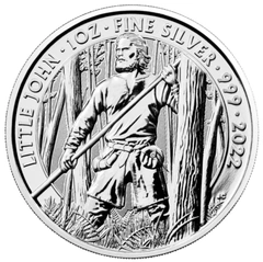 Moneda Mitos y Leyendas Little John de Plata de 1 oz 2022