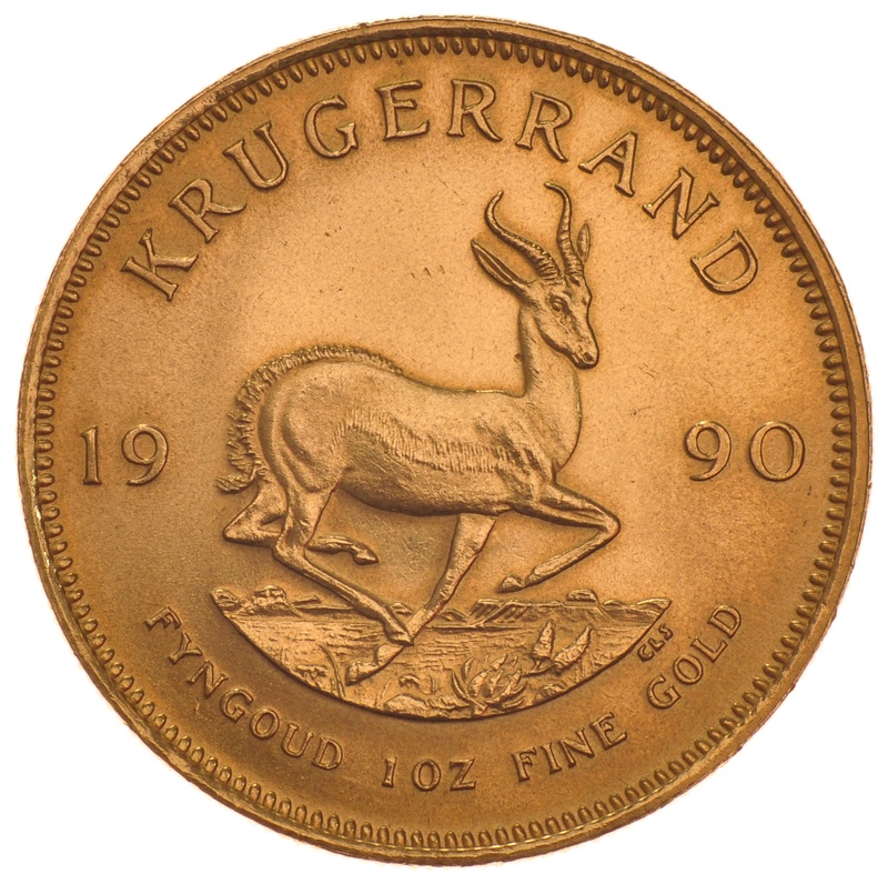 Krugerrand de 1oz de Oro 1990