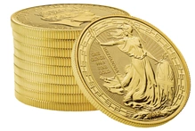 Moneda Britannia de Oro de 1 oz 2019 Borde Oriental