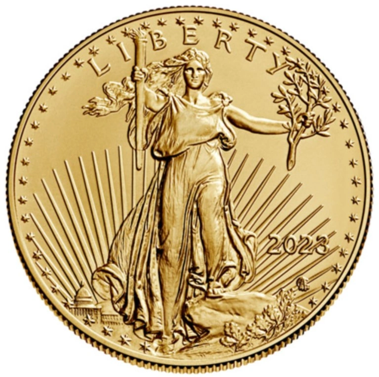Moneda American Eagle de Oro de 1/2 oz 2023